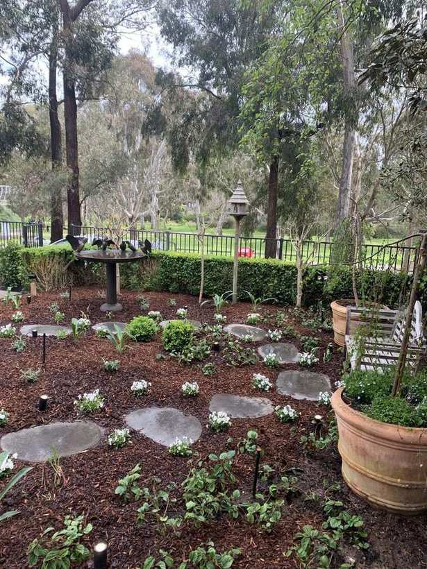Completed stepping stone garden — Geelong